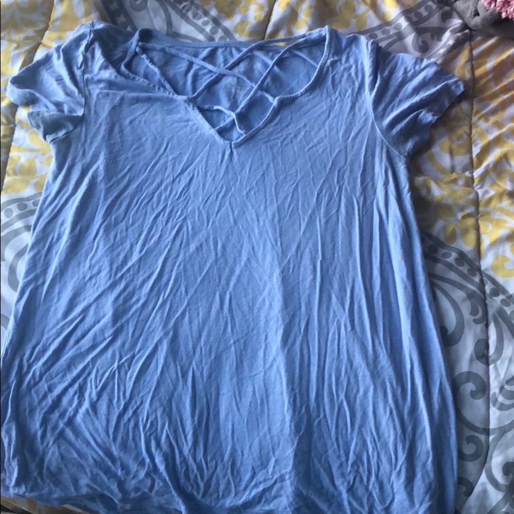Perrywinkle blue Soft and Sexy AE shirt